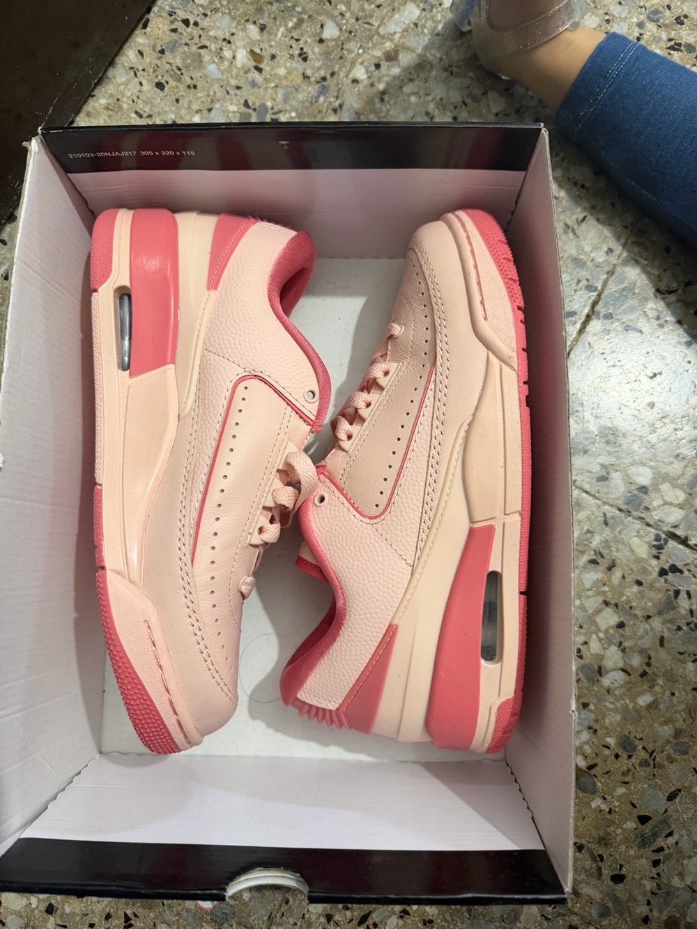 Jordan 2/3 Women’s Washed Coral/Pink Salt – Size 8